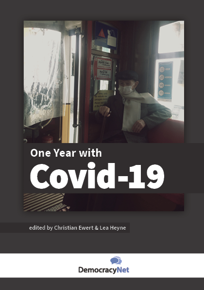 Cover image of "One Year with Covid-19"